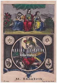 Náboženská ilustrace ST. ELISABETH