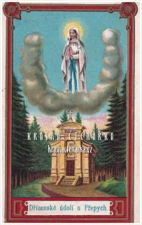 Náboženská ilustrace DŘÍZENSKÉ ÚDOLÍ U PŘEPYCH