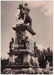 PODĚBRADY, Jezdecká socha krále Jiřího