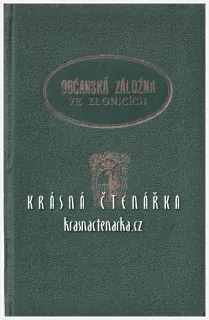VKLADNÍ KNÍŽKA Občanské záložny, Zlonice