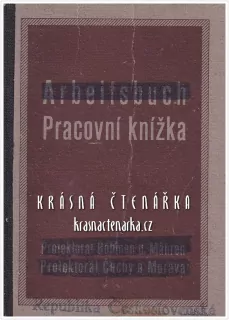 PRACOVNÍ KNÍŽKA, Republika Československá