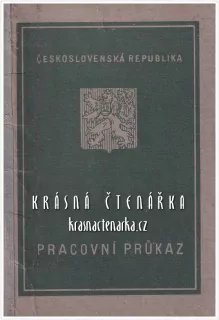 PRACOVNÍ PRŮKAZ, Československá republika