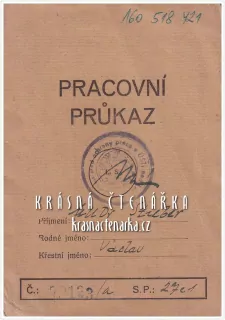 PRACOVNÍ PRŮKAZ