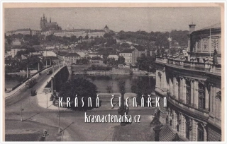 PRAHA, Pohled na Mánesův most