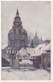 PRAHA, Z malostranských střech (il. Šetelík Jaroslav)