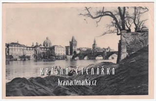 PRAHA, Karlův most z Malé Strany