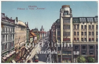 PRAHA, Palác Koruna a Na Příkopě