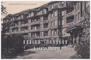 PRAHA, Sanatorium v Podolí, nyní Ústav pro péči o matku a dítě