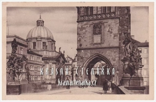 PRAHA, Karlův most a Staroměstská mostecká věž