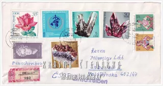 OBÁLKA či DOPISNICE z Německé demokratické republiky
