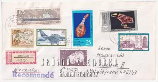 OBÁLKA či DOPISNICE z Německé demokratické republiky