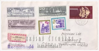 OBÁLKA či DOPISNICE z Německé demokratické republiky