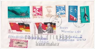 OBÁLKA či DOPISNICE z Německé demokratické republiky