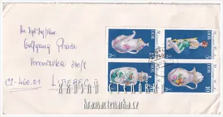 OBÁLKA či DOPISNICE z Německé demokratické republiky