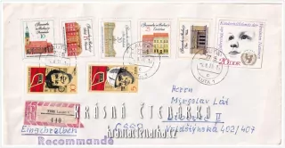 OBÁLKA či DOPISNICE z Německé demokratické republiky