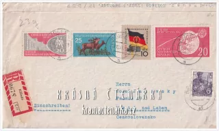 OBÁLKA či DOPISNICE z Německé demokratické republiky