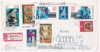 OBÁLKA či DOPISNICE z Německé demokratické republiky