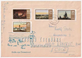 OBÁLKA či DOPISNICE z Německé demokratické republiky