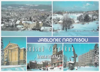 JABLONEC NAD NISOU v zimě