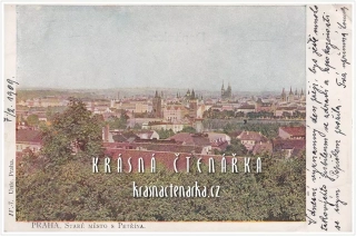 PRAHA, Staré město z Petřína