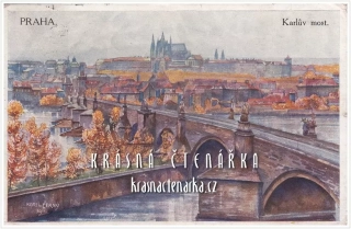 PRAHA, Karlův most (il. Čermák Karel)