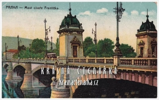 PRAHA, Mánesův most, kdysi Most arcivévody Františka Ferdinand