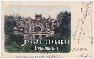 PRAHA, Umělá jeskyně u Gröbovy vily