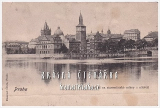 PRAHA, Pohled na staroměstské mlýny