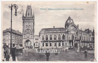 PRAHA, Prašná brána a Obecní dům