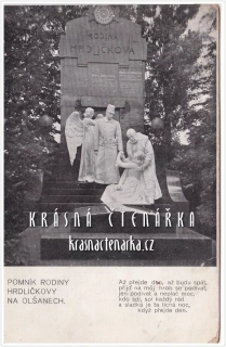 PRAHA, Pomník rodiny Hrdličkovy na Olšanech