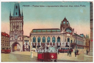 PRAHA, Prašná brána a Obecní dům