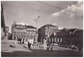 JABLONEC NAD NISOU, Mírové náměstí i s telefonní budkou