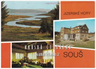 Vodní nádrž SOUŠ, DESNÁ a rekreanti na pláži