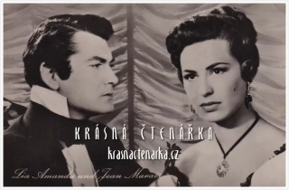 Film HRABĚ MONTE CHRISTO, Lia Amanda a Jean Marais