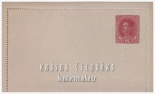 DOPISNICE Zálepka s vytištěnou poštovní známkou