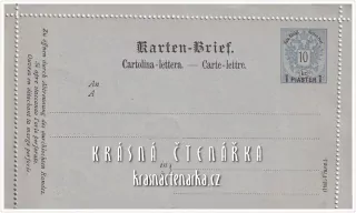 DOPISNICE Zálepka s vytištěnou poštovní známkou