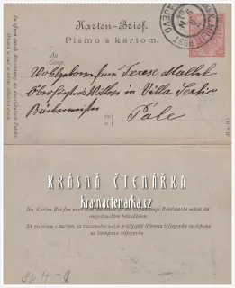 DOPISNICE Zálepka, razítko SARAJEVO - MILIT. POST