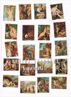 POŠTOVNÍ ZNÁMKY mix (téma MALÍŘSTVÍ / PARAGUAY))