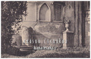 DOBRUŠKA, Náhrobky tchýně a choti F. L. Heka