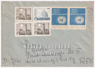 OBÁLKA či DOPISNICE, země odeslání POLSKO