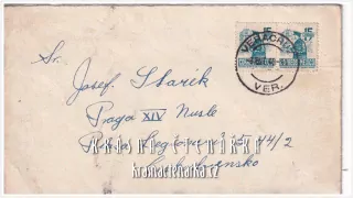 OBÁLKA či DOPISNICE, země odeslání MEXIKO