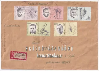 OBÁLKA či DOPISNICE z Německé demokratické republiky