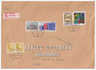 OBÁLKA či DOPISNICE, země odeslání DÁNSKO