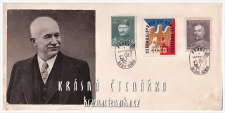POŠTOVNÍ ZNÁMKA na obálce, ČESKOSLOVENSKÁ REPUBLIKA