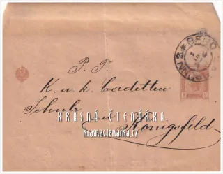 OBÁLKA či DOPISNICE, razítko BRNO