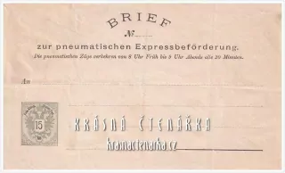 Obchodní OBÁLKA či DOPISNICE s vytištěnou známkou