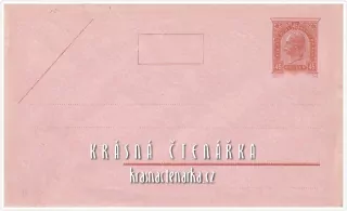 OBÁLKA či DOPISNICE s vytištěnou známkou