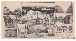 OLOMOUC (velká skládací pohlednice)
