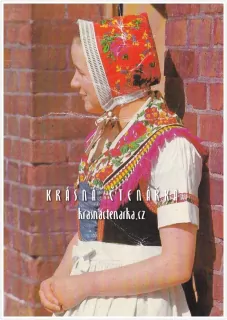 DÁMA / ŽENA v kroji, Lužicko srbské děvče v tanečním kroji