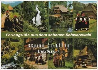 DÁMY / ŽENY v kroji schwarzwaldském